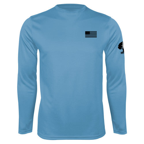 Light Blue Performance Long Sleeve Shirt
