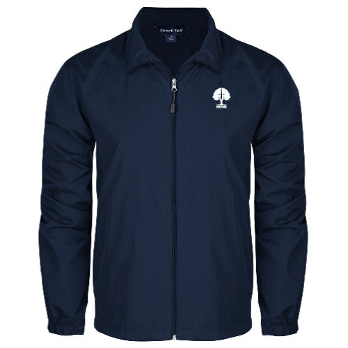 Navy Full Zip Wind Jacket