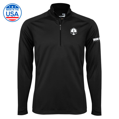 Syntrel Black Interlock 1/4 Zip