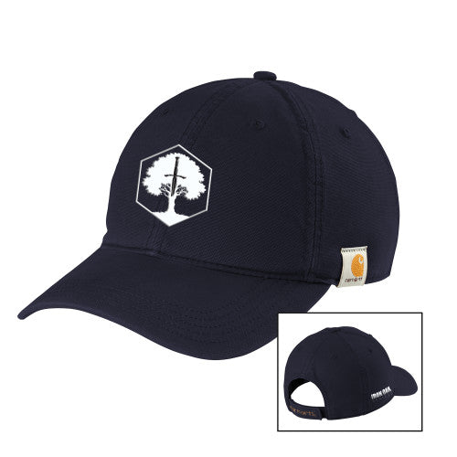 Carhartt Navy Cotton Adjustable Canvas Hat