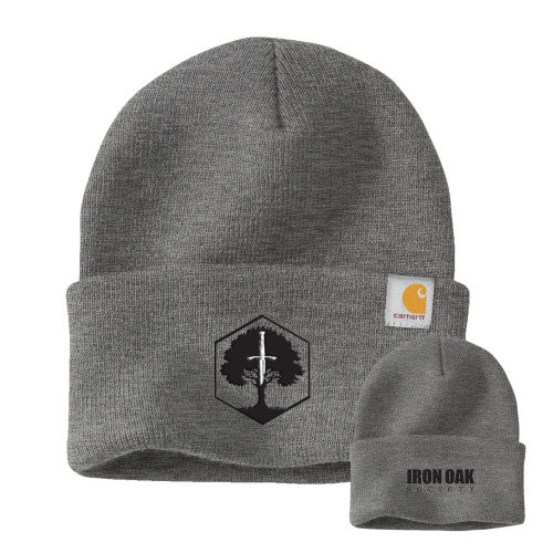 Carhartt Heather Grey Knit Beanie w/Cuff
