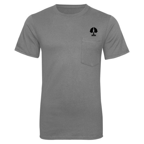 Grey 50/50 T Shirt w/Pocket