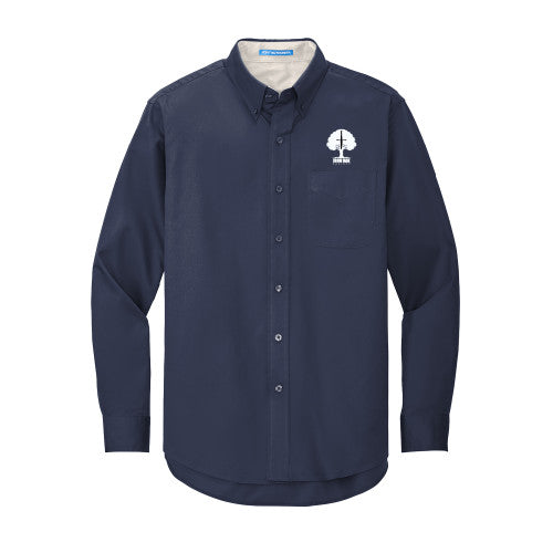 Twill Button Down Long Sleeve