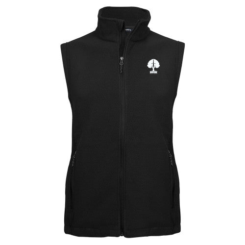 Black Fleece Full Zip Vest