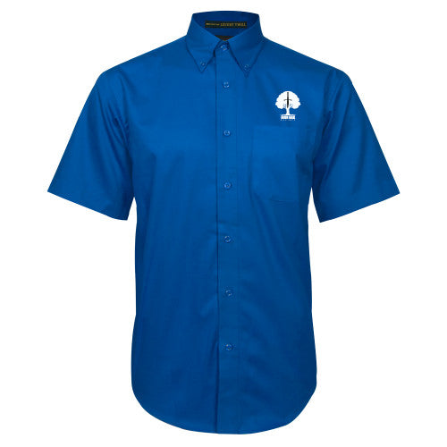 Twill Button Down Short Sleeve