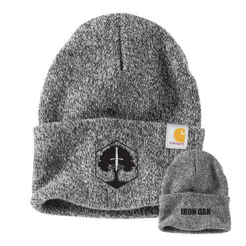 Carhartt Black/White Knit Beanie w/Cuff