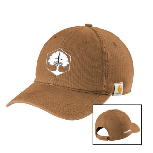 Carhartt Brown Cotton Adjustable Canvas Hat